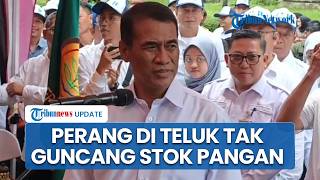 Timur Tengah Memanas, Mentan Amran Pastikan Perang Tak Berdampak pada Stok Pangan Nasional: Aman
