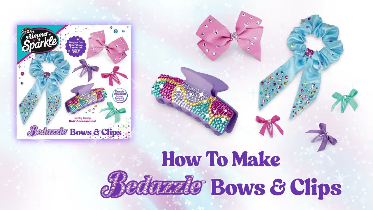 SnS Bedazzle Bows & Clips