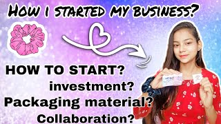 How to start an online business| Scrunchies business in India| Small Business Idea | osm_anjii