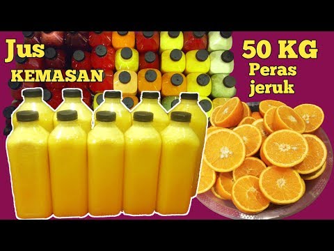 Cara Membuat Jus Jeruk Peras Yang Enak ~ Kemasan jus jeruk