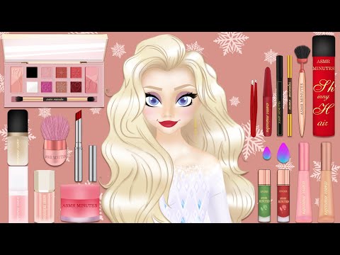 asmr makeup 🎧 Disney's frozen Elsa makeup tutorial 💄💋👠