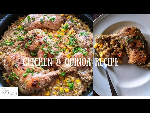 Chicken & Quinoa Recipe | Healthy Grilled Chicken Quinoa Recipe | Lemon Chicken & Quinoa