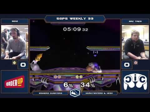 S@PS 33 Melee Singles - Semi (Peach) vs Arc Tres (Ice Climbers) - Winner's Quarters
