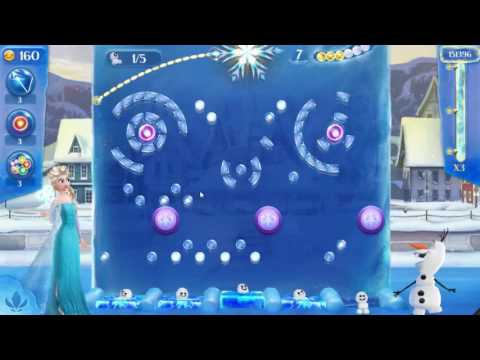 Frozen Free Fall: Icy Shot Level 51 - NO BOOSTERS ☃☃☃