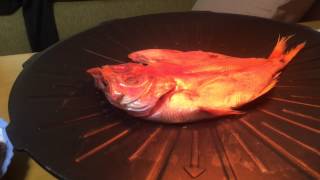 ザイグルシンプルで、金目鯛の開きを焼いてみた！