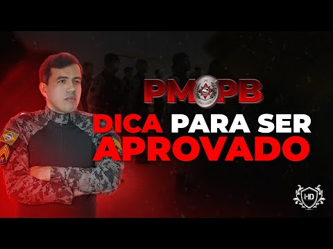 CONCURSO PMPB: DICAS PARA SER APROVADO - CORTE 01