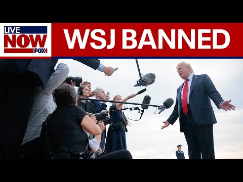 Video | White House bans WSJ from press pool on Trump trip over Epstein report