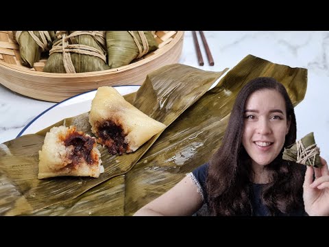 How To Make Chocolate and Red Bean Zongzi Recipe [Dragon Boat Festival Recipe]