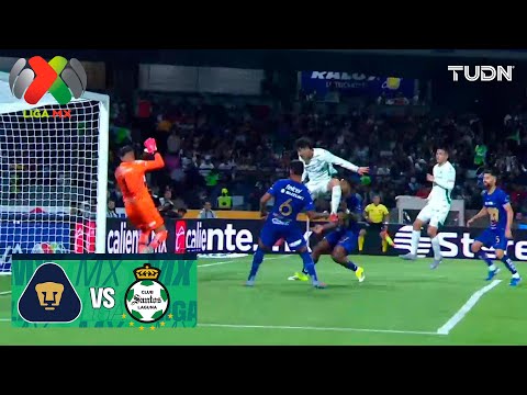 ¡ATAJADÓN DE KEYLOR NAVAS! I Pumas 2-0  Santos | Liga MX - Jornada 4 Clausura 2026 | TUDN