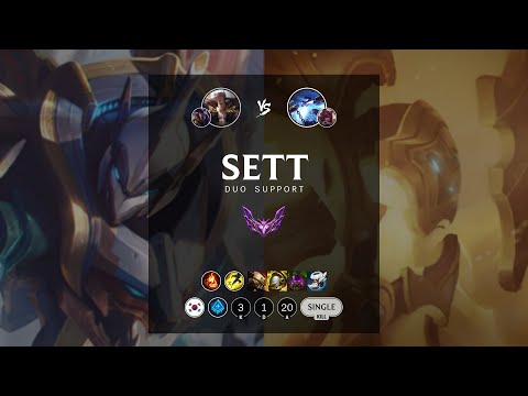 Sett Support vs Xerath - KR Master Patch 12.11