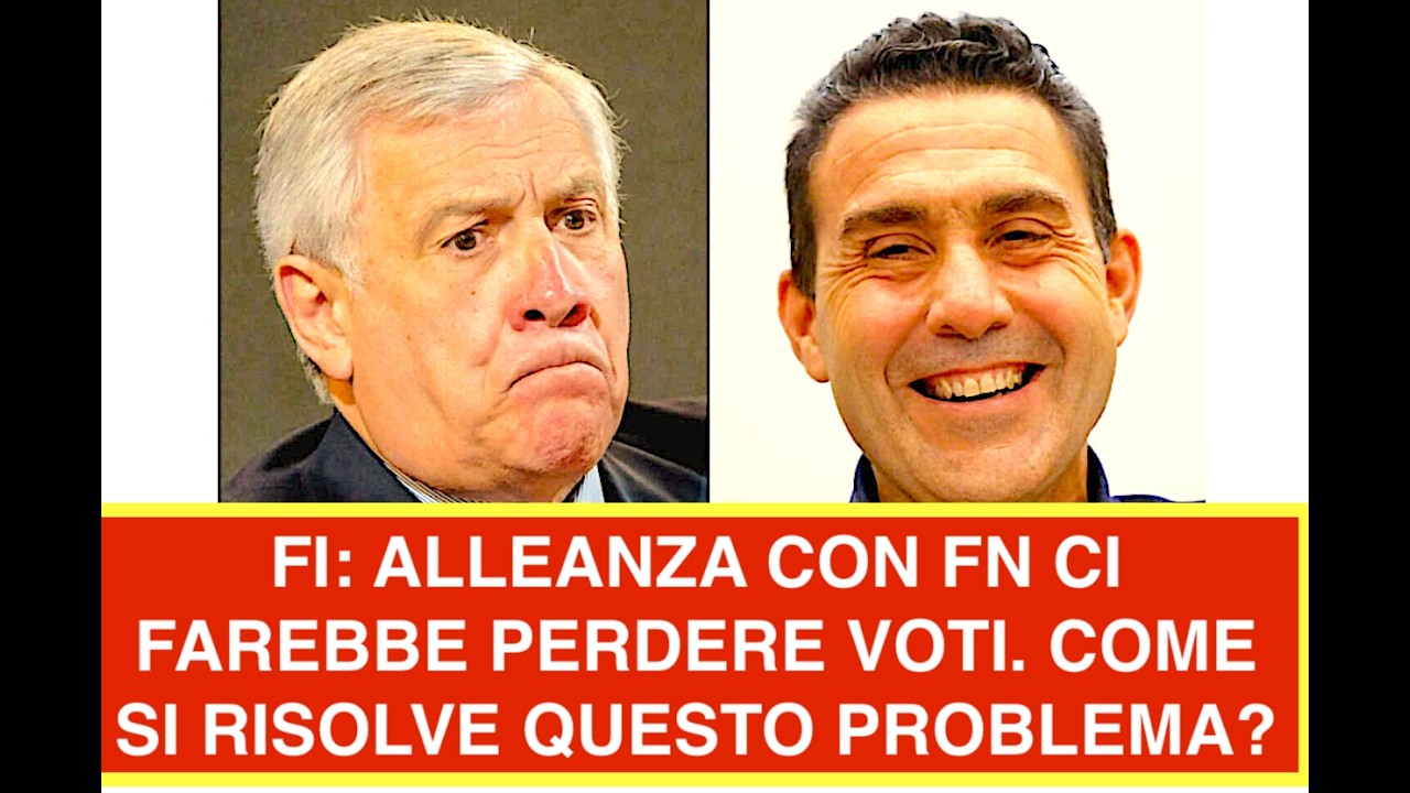 FI: ALLEANZA CON VANNACCI CI FAREBBE PERDERE VOTI. COME SI RISOLVE QUESTO PROBLEMA?