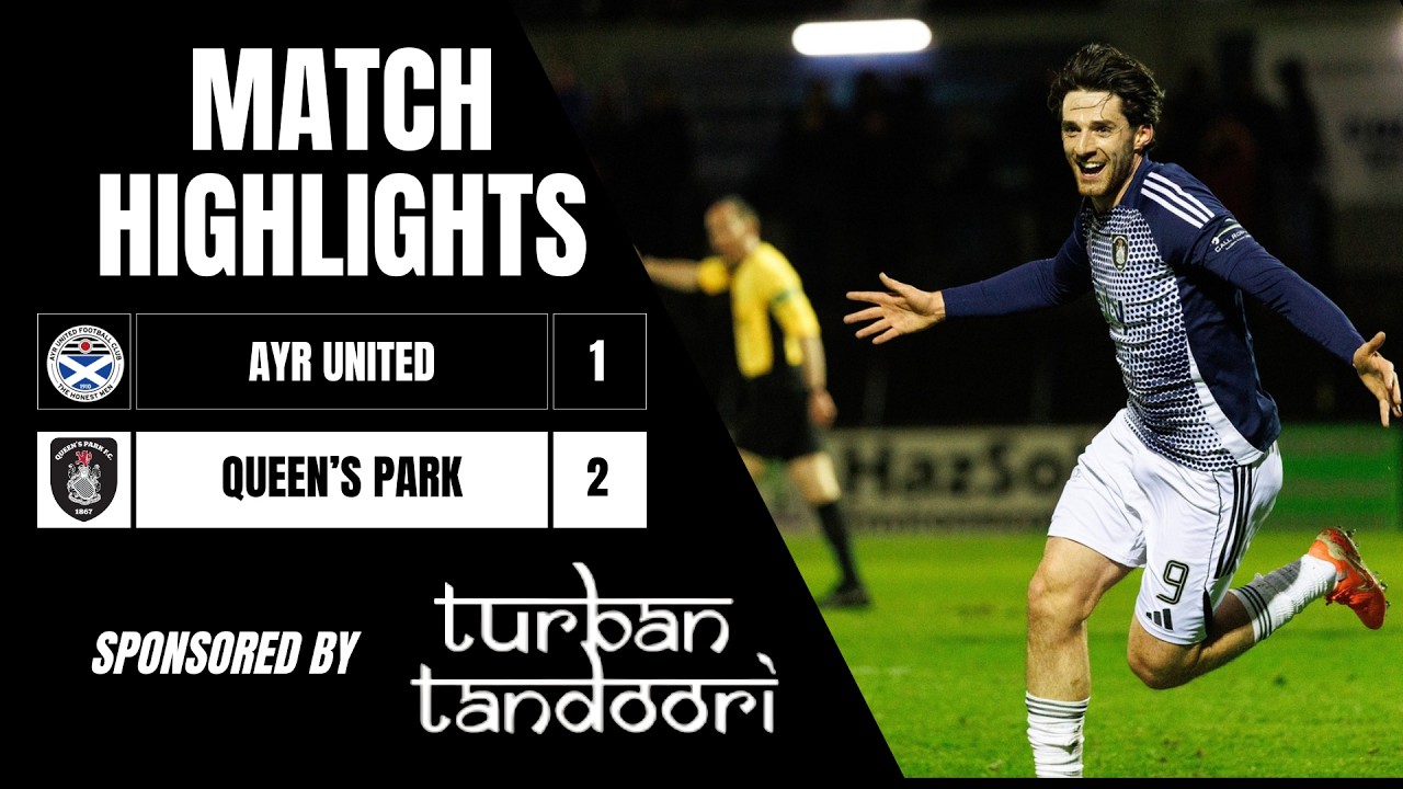 Ayr United vs Queen's Park Highlights
