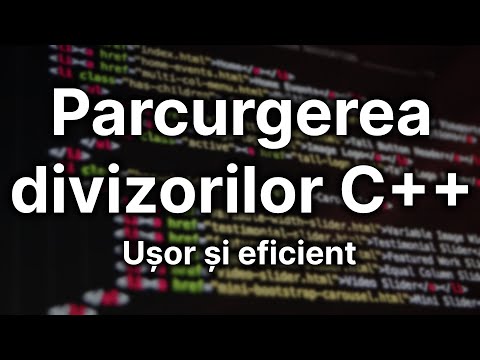 Video: Suma divizorilor unui număr în C++