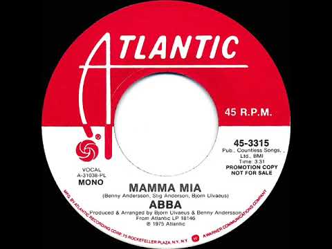 1976 ABBA - Mamma Mia (mono radio promo 45)