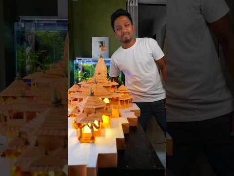 DIY Ayodhya Ram Mandir Cardboard Model 🛕🚩 #rammandir #craft