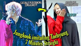 Download lagu Jungkook Imitates Taehyung | What Jungkook see Jungkook does mp3 Download lagu Jungkook Imitates Taehyung | What Jungkook see Jungkook does mp3