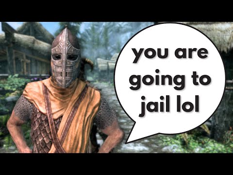 i played skyrim for the first time!