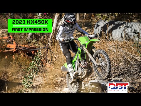 2023 Kawasaki KX450X First Ride | Dirt Bike Test Riding Impression