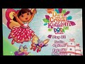 NICKELODEON DORA THE EXPLORER Dora Saves The Crystal Kingdom DVD Menu Walkthrough