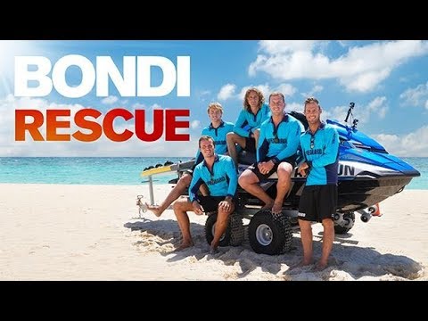 I made it on the Bondi Rescue TV show : Bondi Beach, Sydney, Australia : 4 Apr 2009