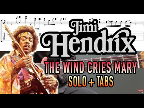 The Wind Cries Mary - Jimi Hendrix (Guitar Solo Lesson + Tab)