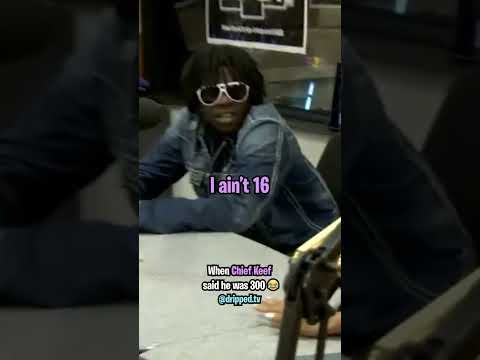 When Chief Keef Said He is 300 Years Old 😂