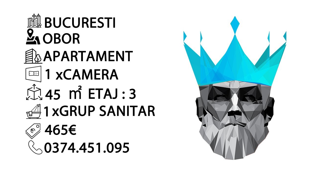 Tur video Obor || Studio || Centrală proprie || Parcare || Proximitate Metrou ||  