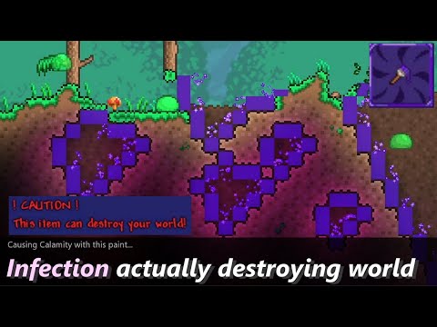 Infect your Terraria world, with the TRUE corruption! ─ When a corruption biome isn't enough...
