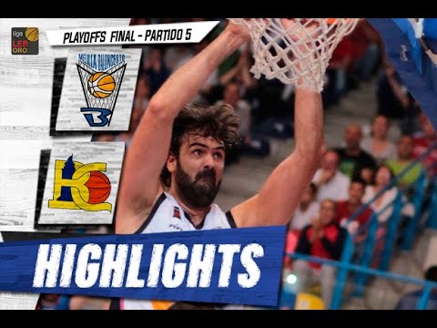 Highlights Club Melilla Baloncesto vs Leyma Basquet coruña (1/2 PLAYOFFS - Partido 5)