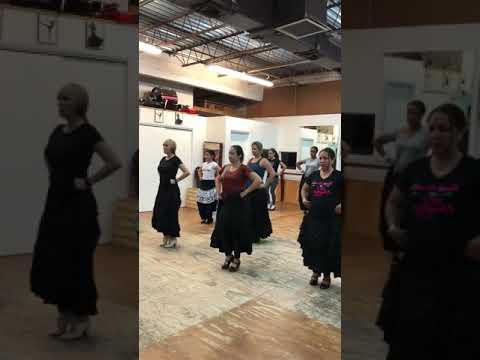 Adult flamenco class The Dream Dance Studio