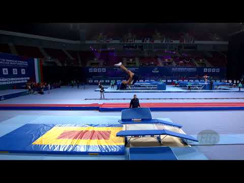 ANDERSON Changamire (USA) M - 2022 Trampoline Worlds, Sofia (BUL) - Q Double Mini Exercise 2