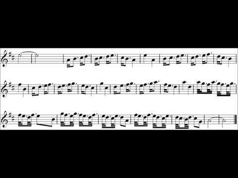 Great Highland Bagpipes Intermediate Exercise 28 – high pitch normal speed