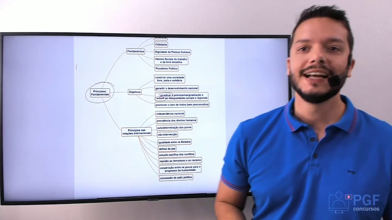 Constituição Federal - Artigos 1º a 4º - Princípios Fundamentais