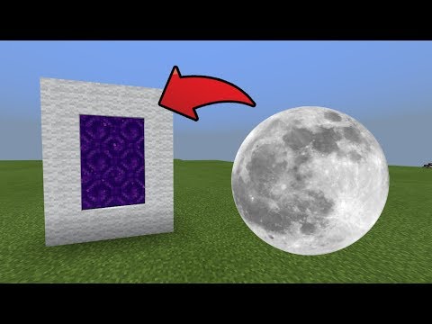 How To Make a Portal to the Moon Dimension in MCPE (Minecraft PE)