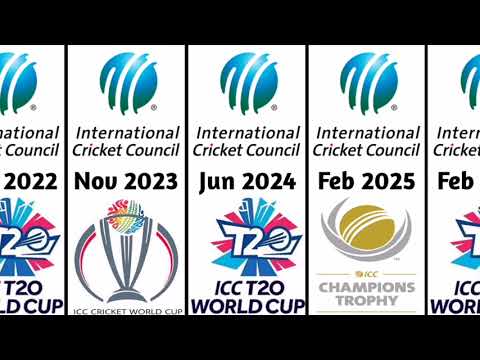Upcoming ICC Events & Tournaments Schedule, Fixtures 2023 to 2031 | ICC T20 World Cup, ODI World Cup
