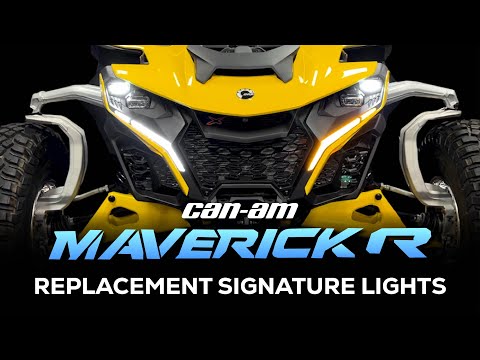 Can-Am MAVERICK R - Replacement Signature Lights Install | WD ELECTRONICS