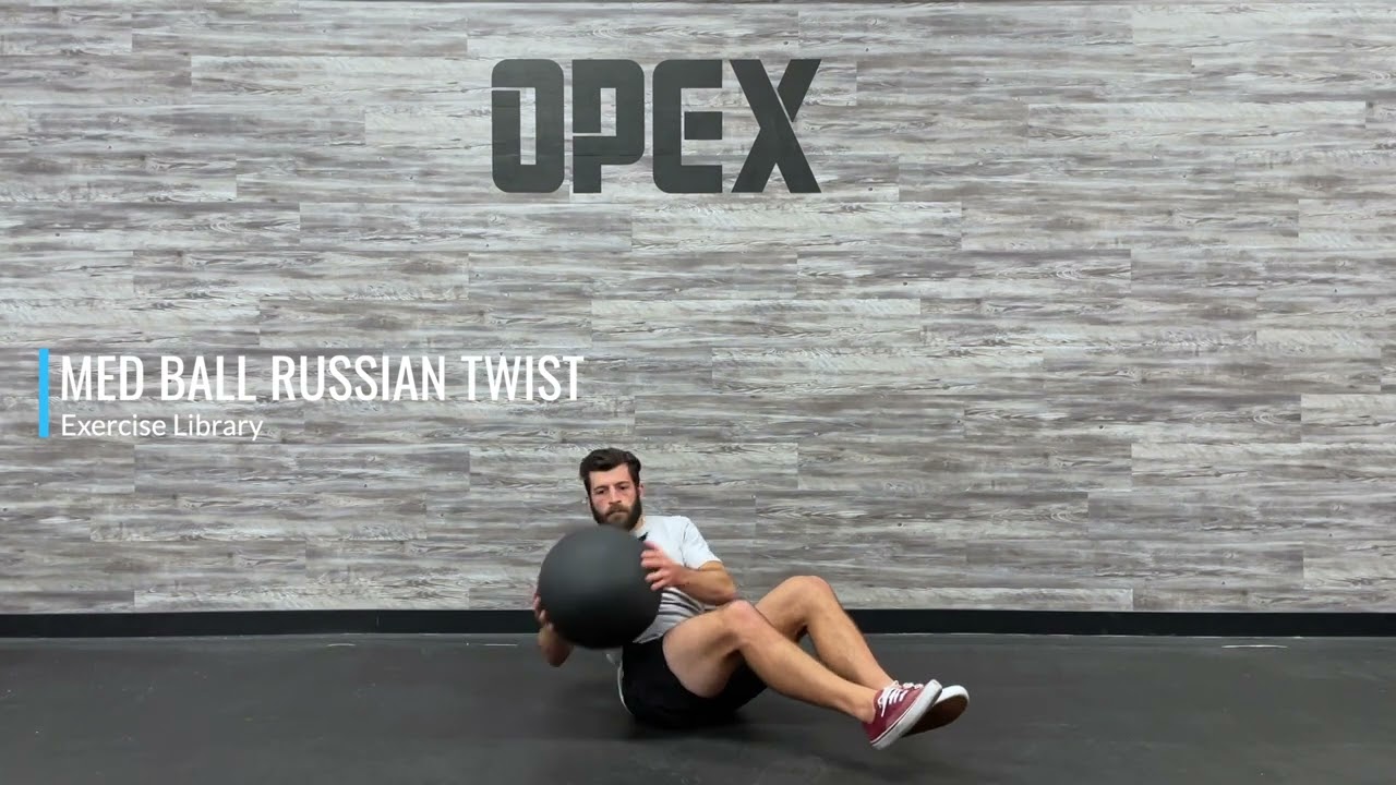 Med Ball Russian Twist - YouTube