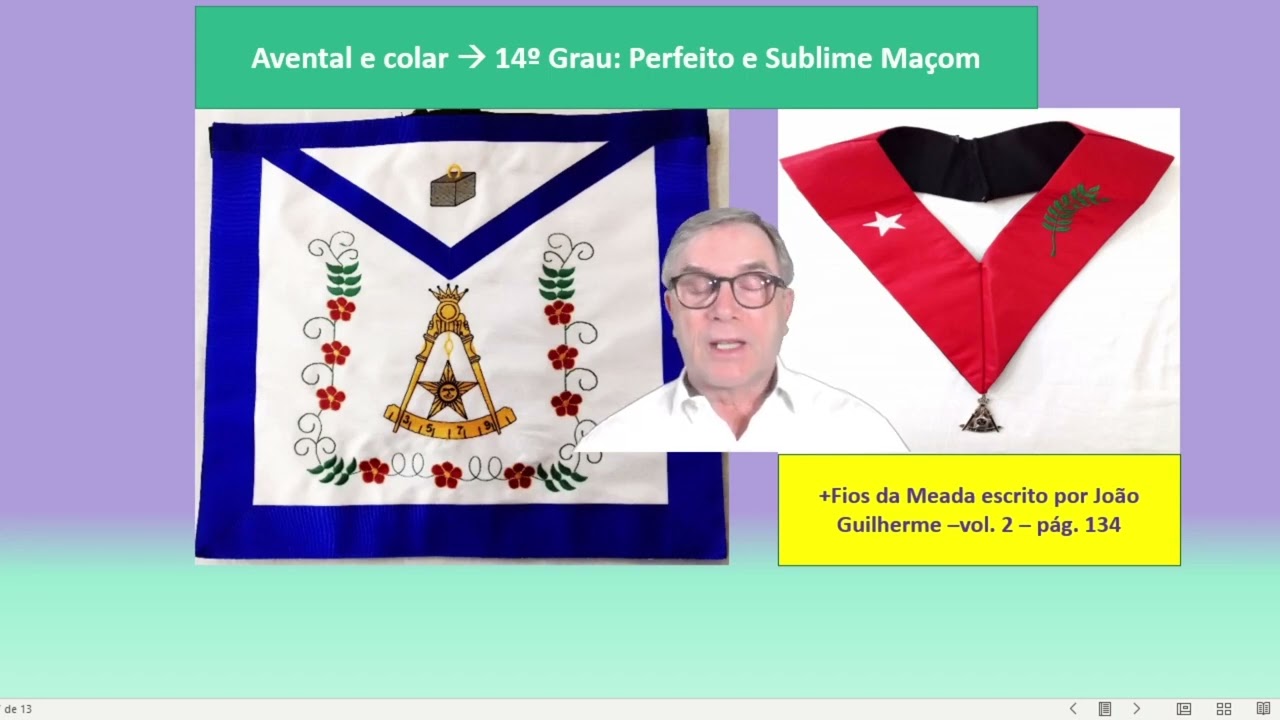 14 GRAU GRANDE ELEITO OU PERFEITO E SUBLIME MAÇOM