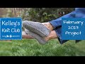 Overview Of Moss Stitch Slippers Kelley S Knit Club