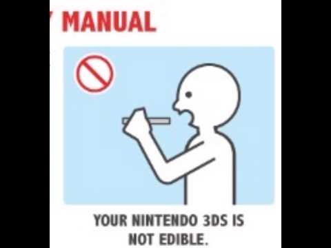 Nintendo 3DS Safety Manual!