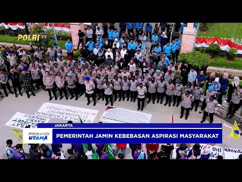 PEMERINTAH JAMIN PENANGANAN DEMO SESUAI KORIDOR HUKUM DAN HAM