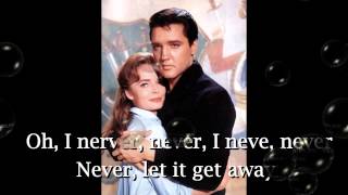 BECAUSE OF LOVE - Elvis Presley ( Cover with lyric )
