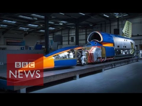Bloodhound: Time lapse footage of 1,000 mph car - BBC News