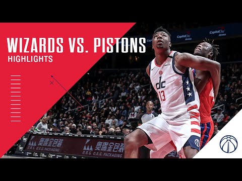 Highlights: Wizards vs. Pistons - 1/20/20