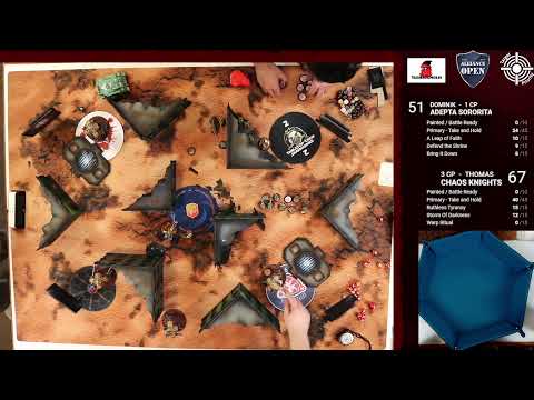 Hanseatic Alliance Open 2022 - Bremen - #HAO22 - Tag 1 - Runde 3 Chaos Knights vs Sisters