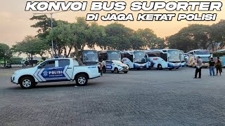Download lagu Di jaga Ketat Polisi Bus Rombongan Suporter Pss Sleman di Terminal jati !! mp3