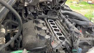 Replacing a coil pack on a 2005 3.8l V6 Mitsubishi Galant in a storm