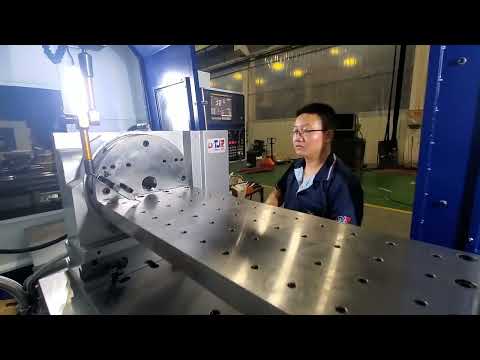 Install the 4-axis rotary table