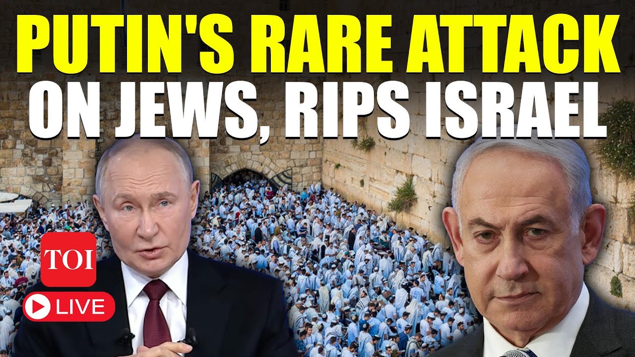 LIVE: Putin's Stunning Attack On Jews In English Speech; 'They Destroyed... | Watch