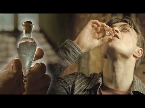 Harry Drinks Liquid Luck | Half-Blood Prince